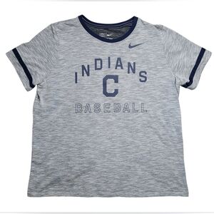 Cleveland Indians XL Nike Dri Fit Baseball Tee Shirt Extra Large Guardians